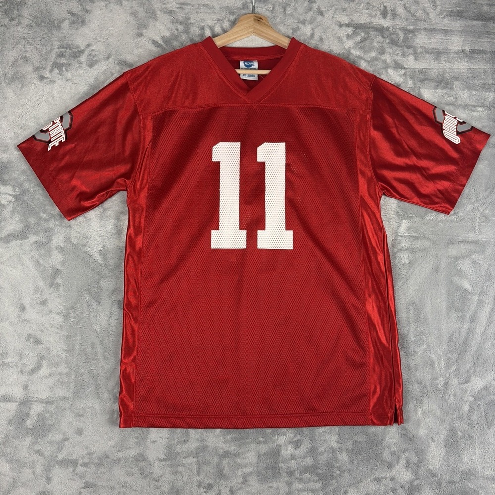Ohio State Buckeyes Football Jersey Size Medium Red White #11 Knights Apparel